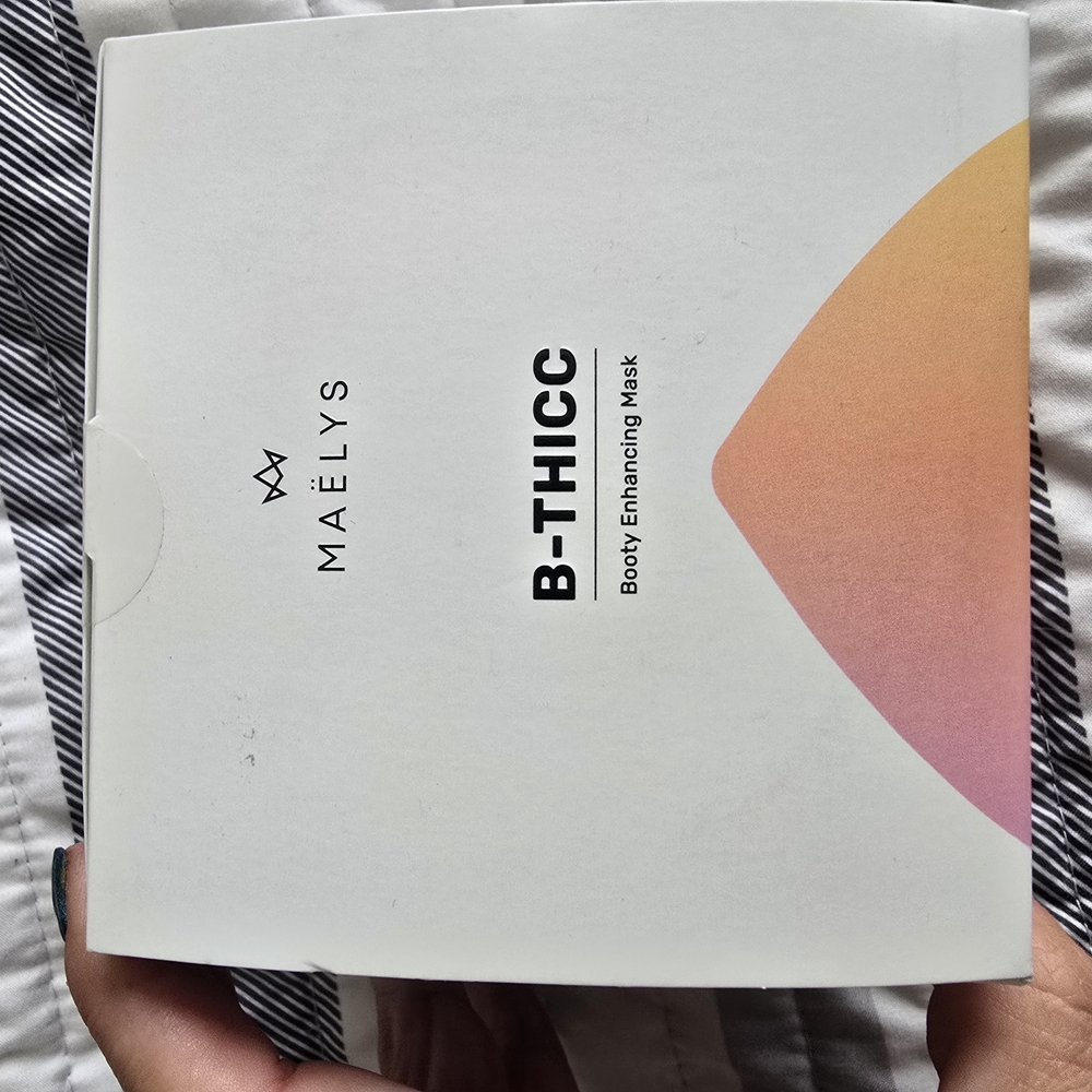 B-Thicc Booty Enhancing Mask - White and Pink